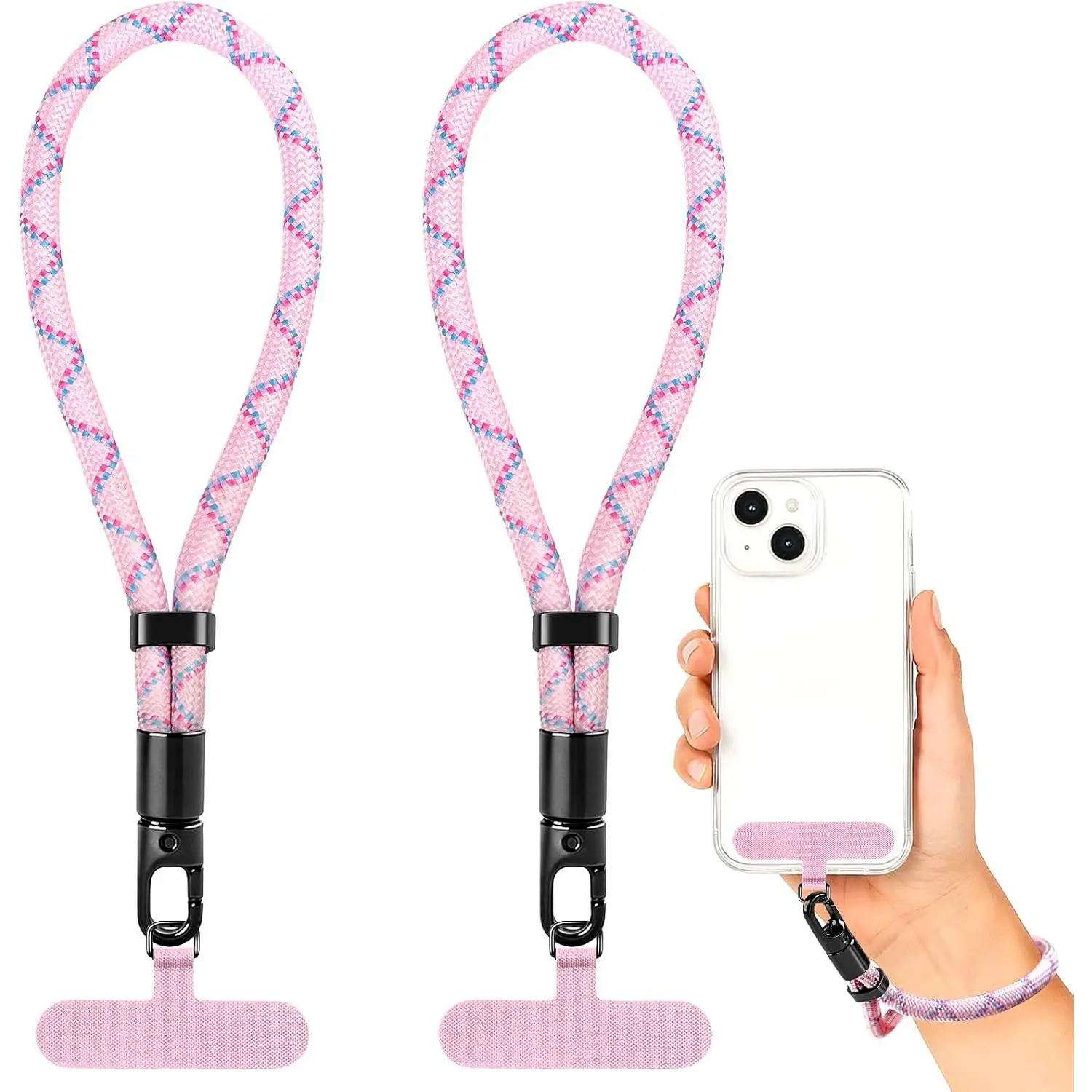 Phone Wrist Strap Hand Lanyard with LifetimeWarranty, Universal Adjustable Nylon Cell Phone String Holder Compatible with   & ,Anti-Drop Safety for Key Wallet Camera