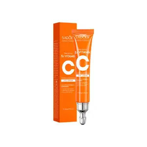 SADOER 5x Vitamin C Eye Cream! Fade dark circles, reduce fine lines, and boost collagen for a more youthful look. Perfect for busy mornings & late nights