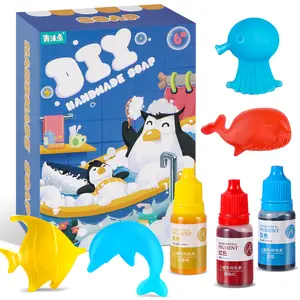 Animal Soap Making Kit for Kids, Marine Animal Science Toys Kits, Gifts for Kid All Ages, DIY Activities Craft - Art Crafts Gift Set for Boys and Girls Age 3 4 5 6 7 8 12 Year Old Boy