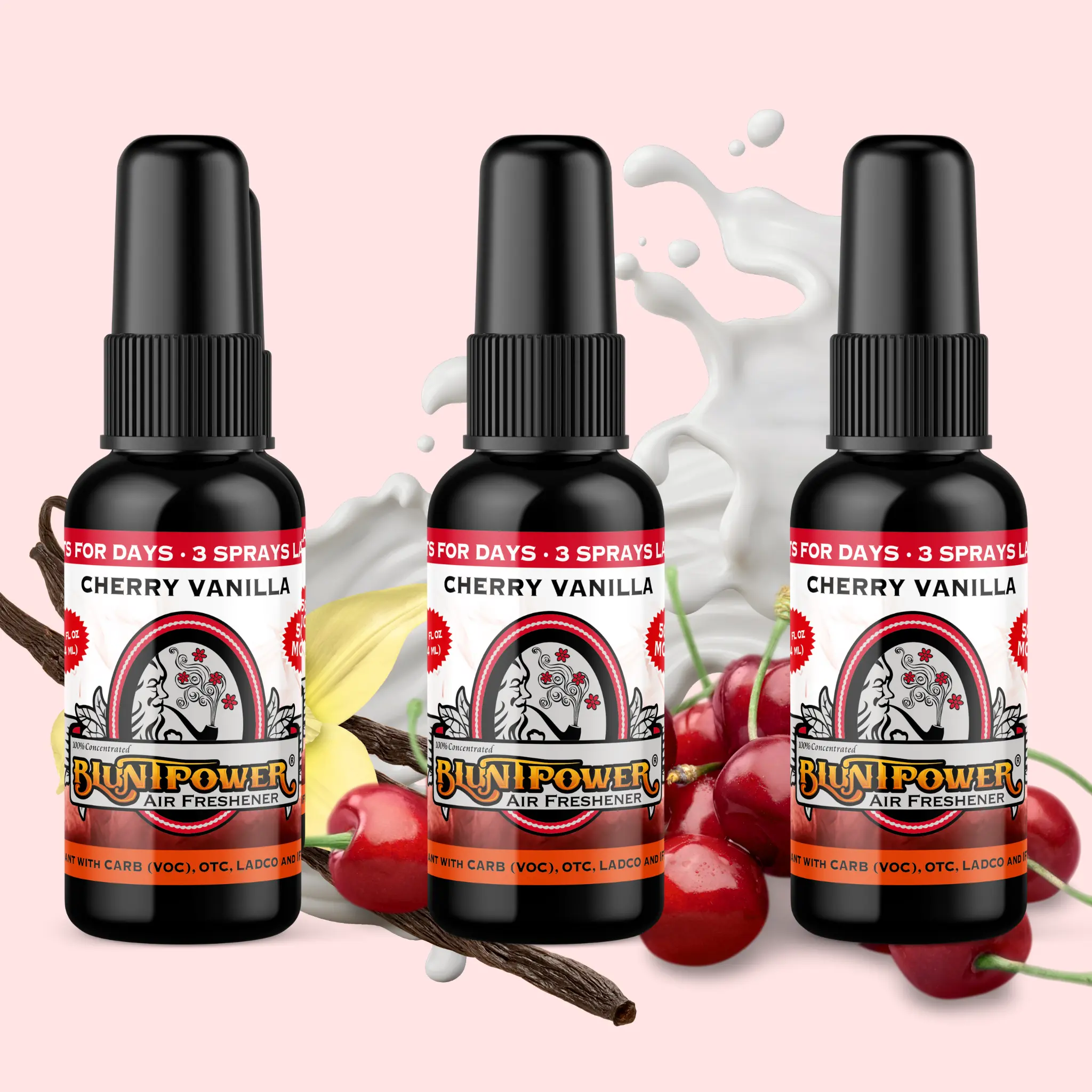 Cherry Vanilla Spray Air Freshener Bundle (3 Pack)