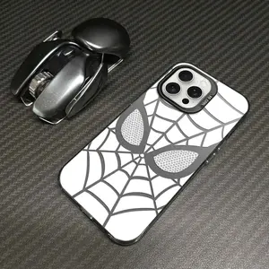 Classic Cool Grid Pattern IMD Laser Phone Case – Military Grade Shockproof Anti-Drop Case for iPhone 17 Air, 16 Pro Max, 15, 14 Plus, 13, 12, 11, XR, XS & Samsung Galaxy S26 Ultra, S25, S24, S23, S22