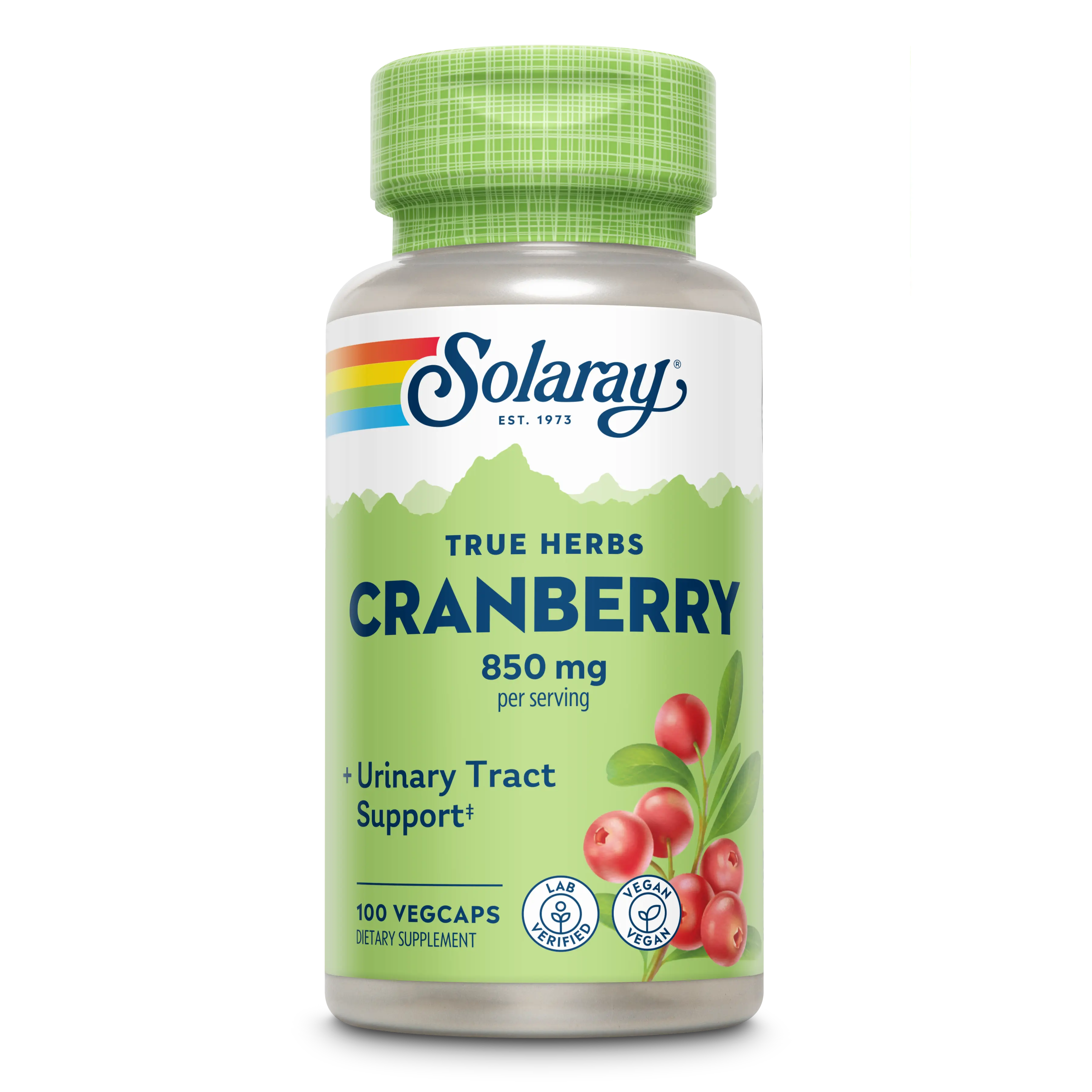 Solaray Cranberry Supplement, 850mg Health & Nutrition Wellness Support