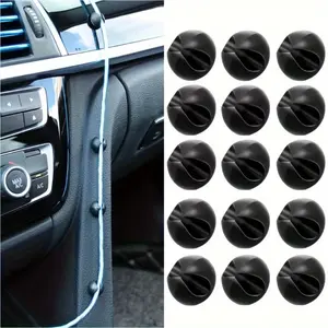 20 sets of vehicle dashboard wire organizer clips | Plastic wire management device, Car Console Organizer, Car Organizers, suitable for headphones and charging cables, universal for automotive interior decoration