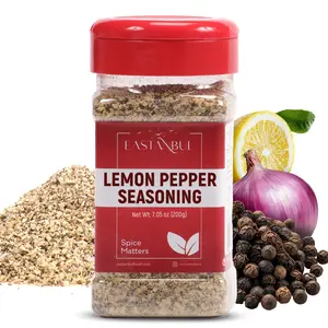 Eastanbul Lemon Pepper Seasoning, Lemon Pepper Powder with Peel, 7.05oz
