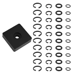 41 count 3/8 & 1/2 Inch Impact Retaining Ring Clip Friction Rings with O-Ring, Includes  Retaining Ring Installation Tool Compatible with Electric Pneumatic Impact Wrenches