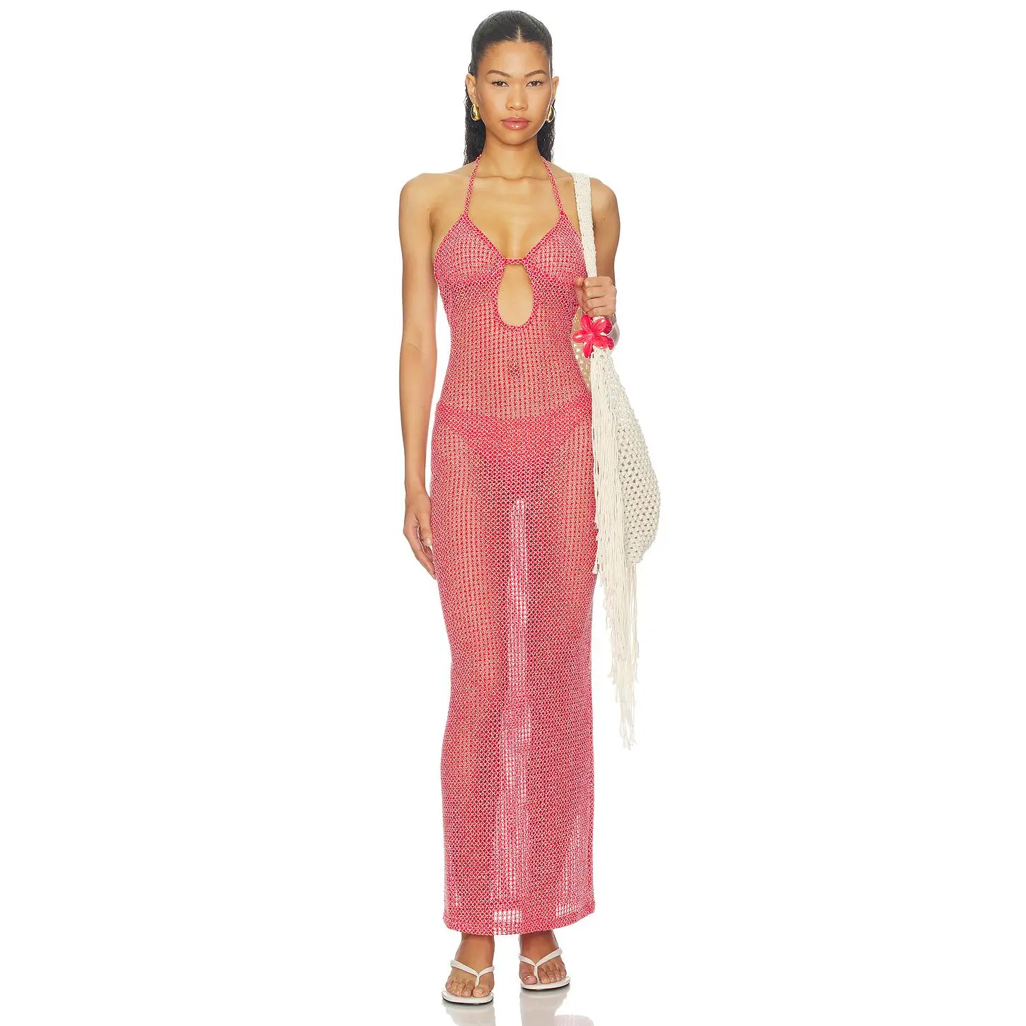 Lovers and Friends Rhodes Maxi Dress in Cherry Red