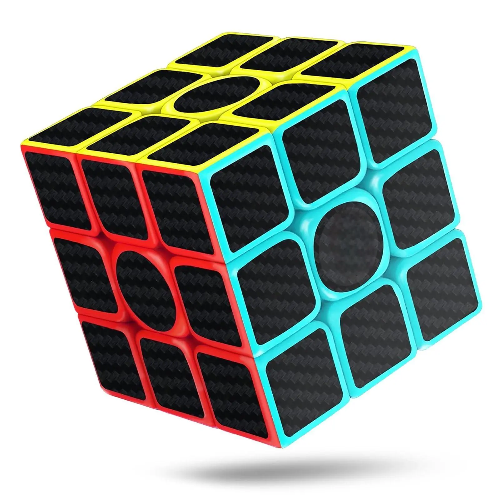 MELLOW MORNINGS Original Speed Cube 3x3x3 Fast Magic Cube for Kids Smooth Carbon Fiber Cubes Puzzle Toys with 3S New Springs Design & Adjustable Tension