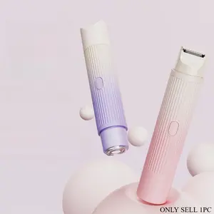 Women's 2-In-1 Electric Hair Remover, Multi-Functional Electronic Shaving Kit, Bikini Trimmer, Best Gift for Women, Facial & Body Use