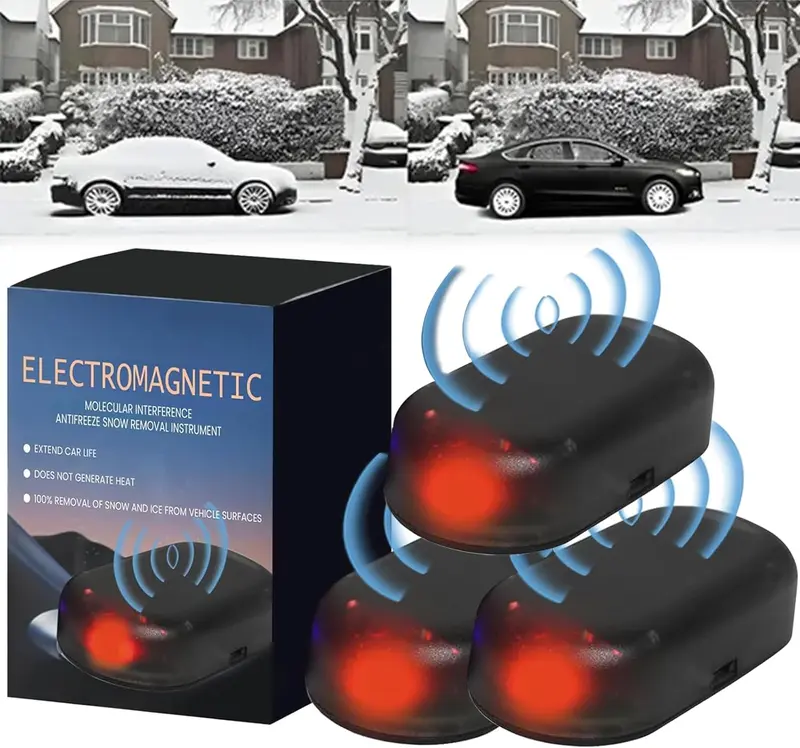 2026 New Solar-Powered Car Snow & Ice Remover | Automatic Winter Windshield Defroster for Outdoor Parking.