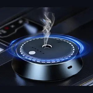 Smart Car Aroma Diffuser, Automatic Freshener, Auto On/Off Type-C Powered Waterless Essential Oil Diffuser for Car