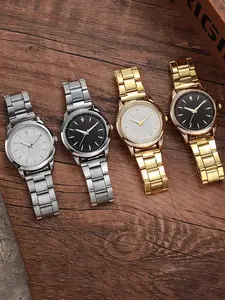 New Watches Luxury Women Watches  Minimalist Couple Quartz Wristwatches Stainless Steel Watch Unisex Neutral Watch Ladies Relojs