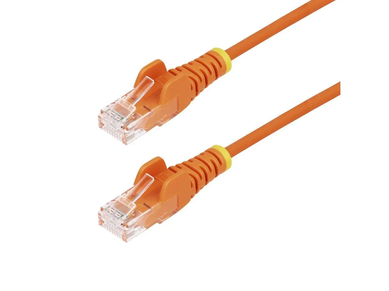 StarTech 5ft Orange Slim CAT6 Ethernet Cable - Slim Snagless RJ45 - UTP - LSZH - 28AWG Bare Copper - Slim Network Patch Cord - N6PAT5ORS