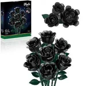 Gothic Rose Artificial Flower Bouquet, Home Decor, Elegant Roses for Weddings, Special Occasions, Valentine's Day Gift