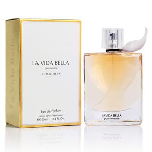Urban Collection La Vida Bella Eau De Parfum for Women (100ml) - Fruity Floral, Jasmine-Themed, Fruit-Flavored, Multi-Scent Women's Perfumes with Pear, Vanilla, Elegant Paper Box, Radiant Charm