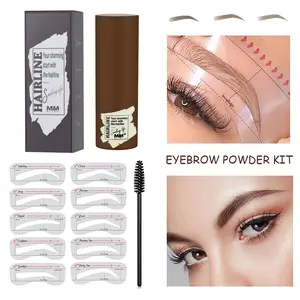 One Step Eyebrow Stamp Shaping Kit, Eyebrow Makeup Products, Powder Form, Single Item, No Ca Prop 65, Non-Flammable Aerosols, Notified Via Scpn/cpnp