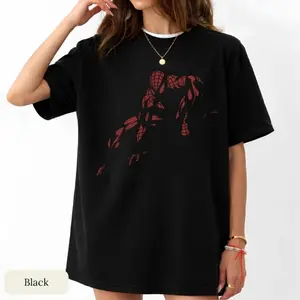 Zendaya Spid-Man Shirt, Zendaya Premiere T-Shirt, Vintage Red Spide Graphic Tee, Streetwear Shirt, Aesthetic Superhero Tee Gift