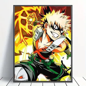 Cartoon Pattern DIY Diamond Art Painting Without Frame, DIY 5D Diamond Arts Painting Kit, Wall Art Decor For Home Living Room Bedroom, Diamond Painting Kits