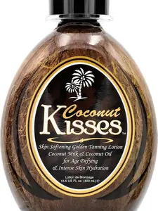 Ed Hardy Coconut Kisses Golden Tanning Lotion Cruelty Free, Gluten Free, Mineral Oil Free, DHA Free for All skin type,13.5