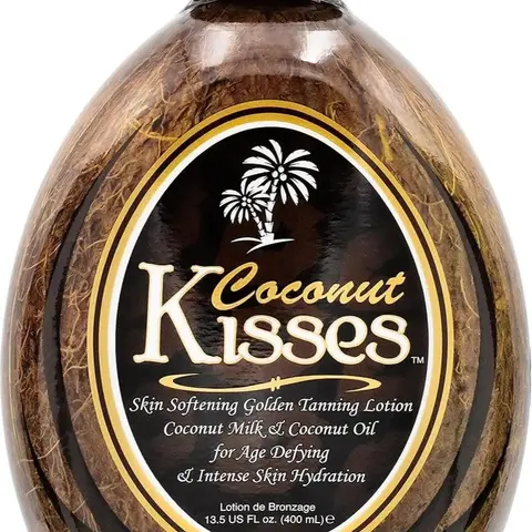 Ed Hardy Coconut Kisses Golden Tanning Lotion Cruelty Free, Gluten Free, Mineral Oil Free, DHA Free for All skin type,13.5