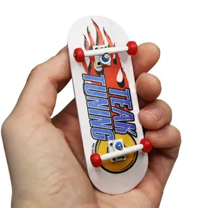 34mm Prolific Gen2 Fingerboard Complete - "Apex Burn Out" Graphic - Gen2 Prodigy Trucks + Pro Duro Bubble Bushings