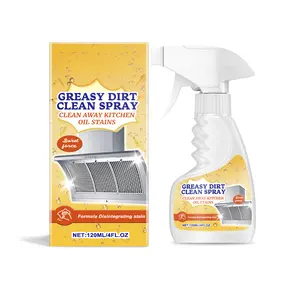 Powerful degreaser, gentle cleaner for kitchen grease, suitable for household kitchen stovetops.