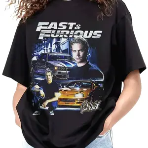 Fast & Furious Paul Walker T shirt - Fast and Furious Movie Tee - Fast and Furious Merch - Paul Walker Shirt 5