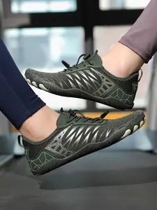 1 pair of river tracing shoes, unisex, outdoor beach shoes, five finger shoes, barefoot shoes, Barefoot Aqua Shoes, lightweight and breathable, non slip sole, swimming shoes, wading shoes, drifting shoes, fishing shoes, rowing shoes