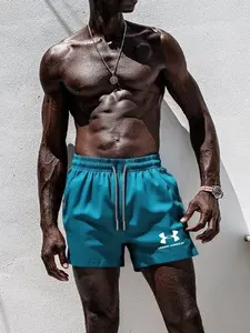 Men Women Gym Training Shorts, Lightweight Breathable Quick-Dry Fabric, Sporty Fitted Design, Daily Wear & Streetwear