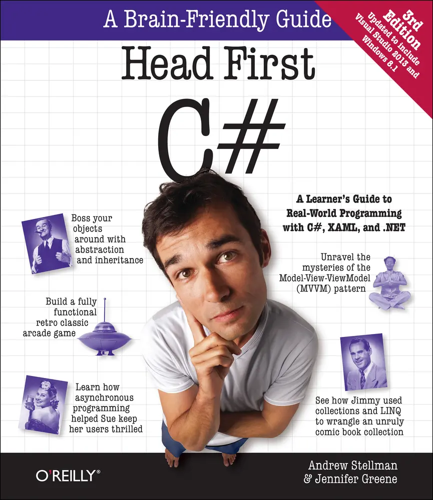 USED Book - Head First C#: A Learner's Guide to Real-World Programming with C#, Xaml, and .Net by Greene, Jennifer (Paperback) - english