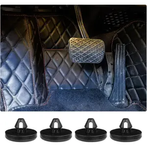 4 PCS Car Brake Switch Pedal Stop Pads, Rubber Automotive Clutch Pedal Stopper, Auto Brake Light Switch Stopper Pad, Universal Vehicle Accessories Compatible with 90541-06036