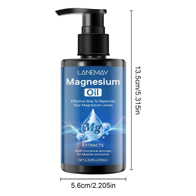 200ML Magnesium Body Lotion, Topical Cream with Shea Butter, Coconut Oil & Vitamin E, Sleep & Joint Pain Relief, All Skin Types, Body Care Moisturizing