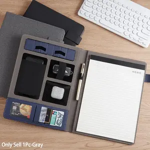 A4 Business Manager File Folder, Including Memo Pad & Mobile Phone Holder, Office Stationery & Supplies for Home School Office, Portable