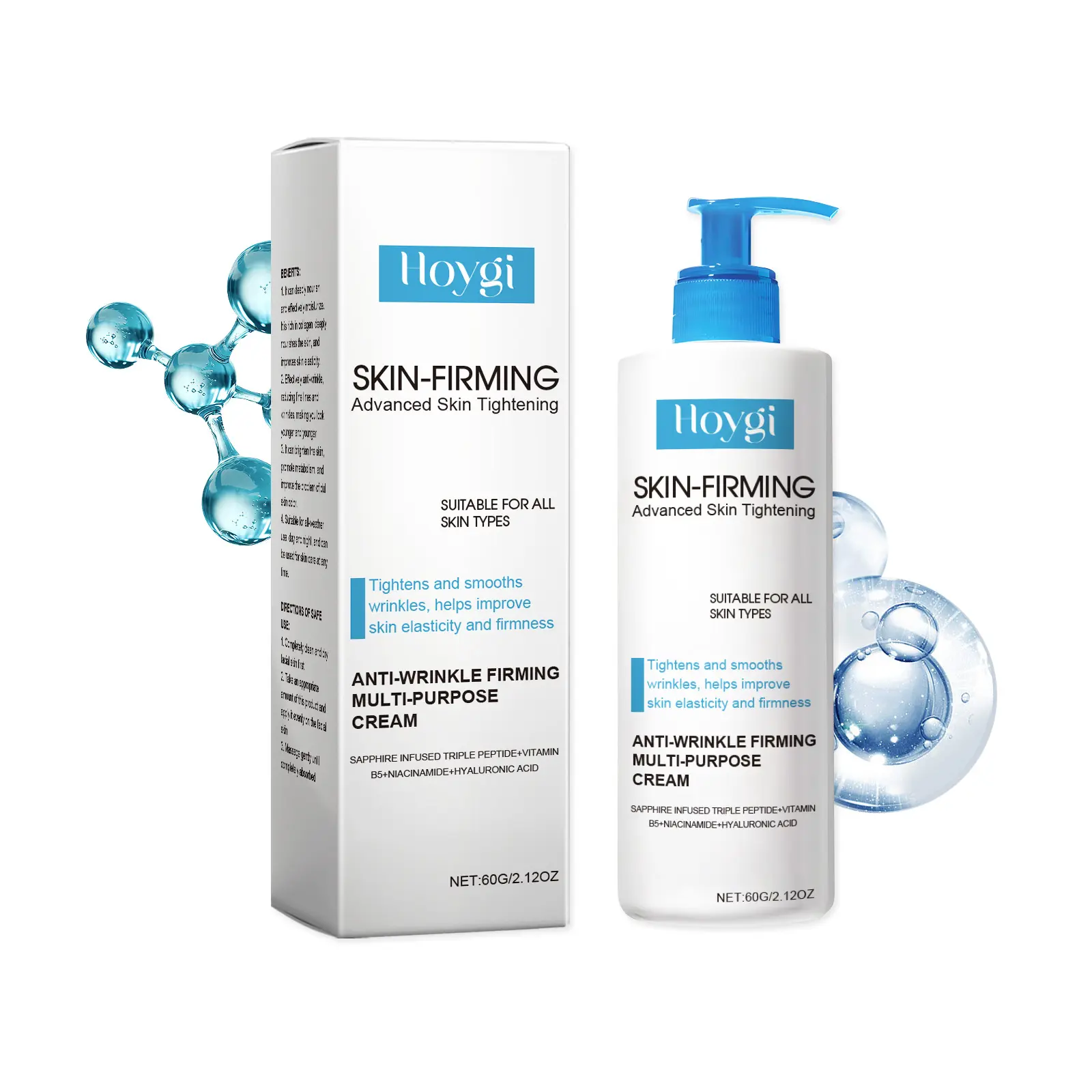 Hoygi Skin Firming Essence Lotion with Copper Peptide & Niacinamide - Anti-Aging, Brightening & Deeply Moisturizing Body Care