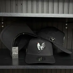 Exclusive Gallo Blanco SnapBack Hat-Black Cotton