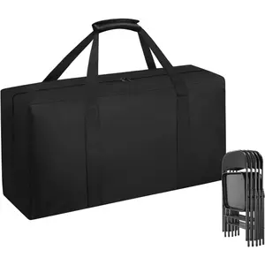 Heavy Duty Folding Chair Storage Bag,Large Waterproof Carry Bag for Metal,Wooden and Plastic Chairs,with Sturdy Handle (39" L x 12" W x 20" H)
