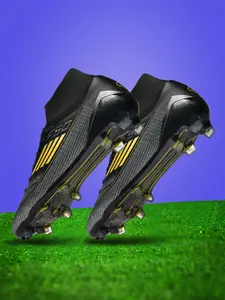Breathable Sports Football Shoes Fg/ag Long Nails Artificial Grass, Anti-Slip Training & Competition Sneakers for All Seasons Football Boots
