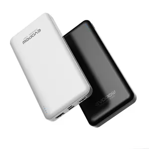 Evopow 2-Pack Portable Charger, Slimmer 10000mAh 15W Power Bank, USB C in&Out Fast Charging Battery Pack, External Portable Power Bank for iPhone 16 15 14 13 12 iPad Airpods Samsung S23 S22 Pixel etc