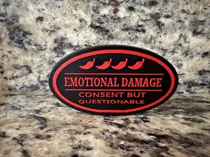 Emotional Damage Bookshelf Decor