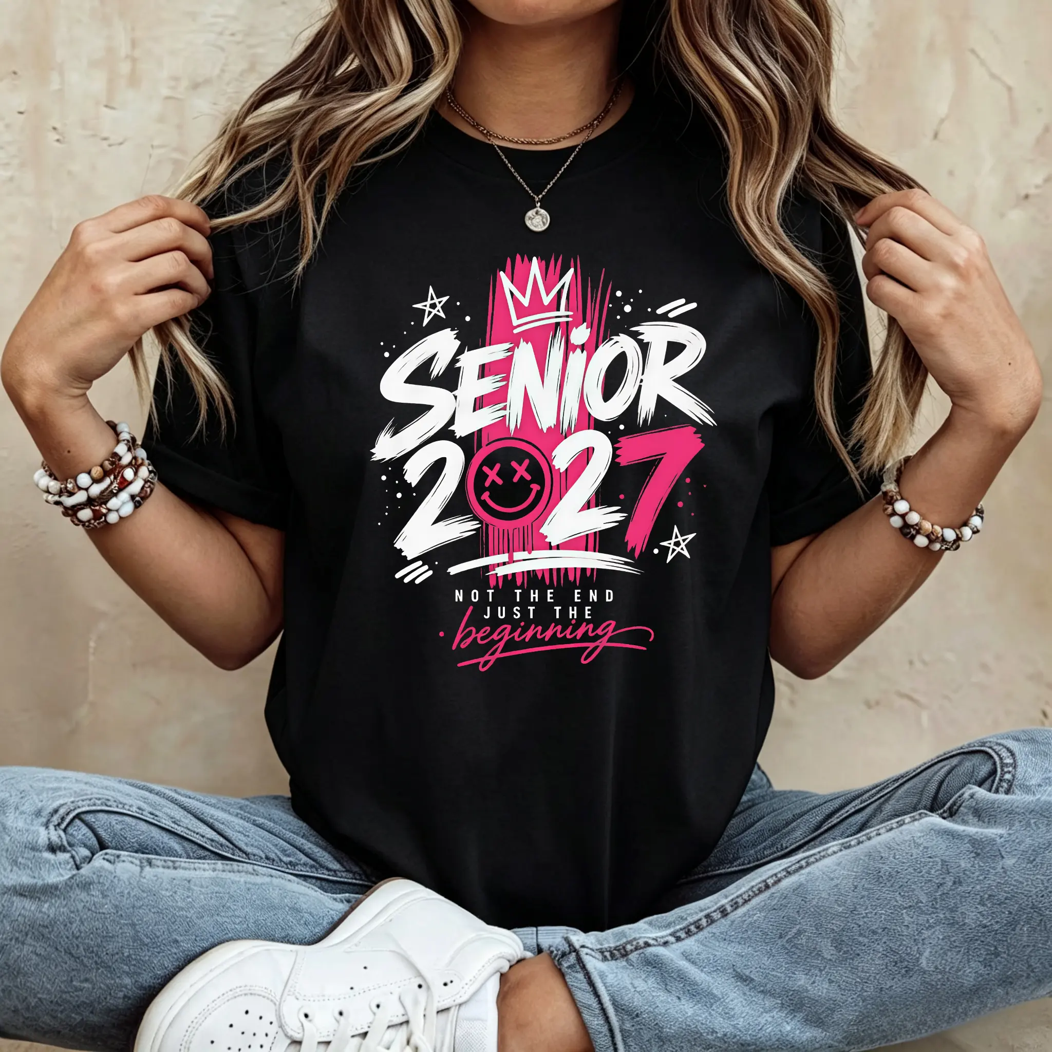 Senior 2027 Comfort Colors ®   Shirt, Class of 2027 Graduation Tee, Not the End Just the Beginning, Grad Outfit