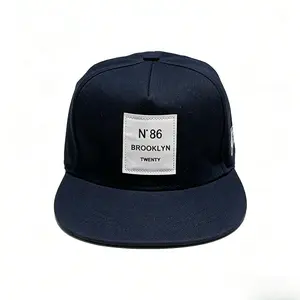 European and American Compton Youth Street Dance Flat-Brim Hip-Hop Hat Dark Blue