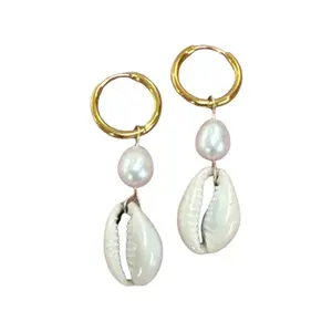 Cowrie Dangle Earrings