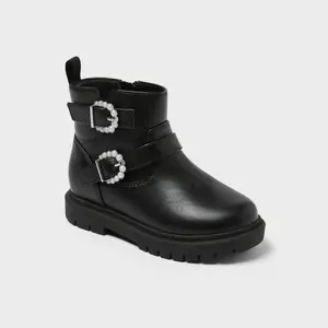 Toddler Girls' Evie Lug Sole Ankle Boots - Cat & Jack Toddler Girls' Evie Lug Sole Ankle Boots - Cat & Jack