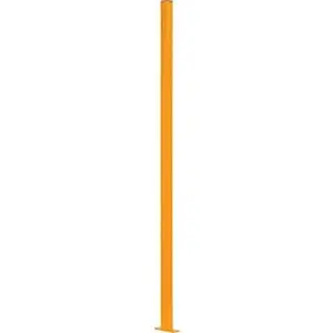 Global Industrial G5506 Machinery Wire Fence Partition Connecting Post for Corners, Door & Panel to Panel - Yellow