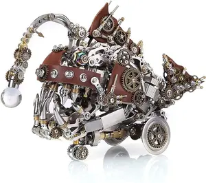 DIY 3D Mechanical Angler Fish Puzzle