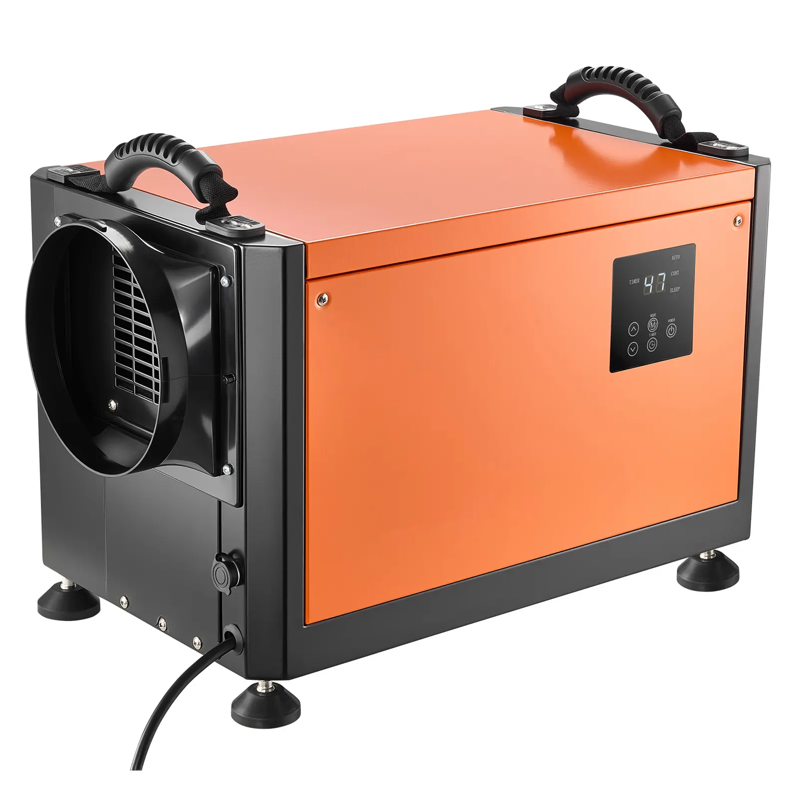 70 Pints Commercial Dehumidifier with Pump, Portable Crawl Space Dehumidifiers for Basement Storage Room Industrial, Auto Defrost/Drainage, Heavy-duty Galvanized Steel, with 2 Drain Hoses