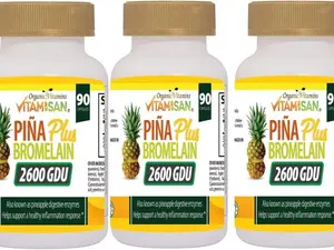 3 pack - 270 caps Pina Plus Bromelain  Digestive Enzymes Ananas Vitamisan
