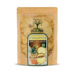 Gilnar Dried Pineapple no added sugar  Natural Fruity Pack Snack