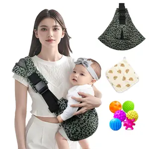 Baby Sling Carrier Adjustable Baby Sling 2025 Upgraded Toddler Sling Comfortable Baby Wrap Carriers Ergonomic-Designed, Travel Friendly Carrying 10-45 Lbs