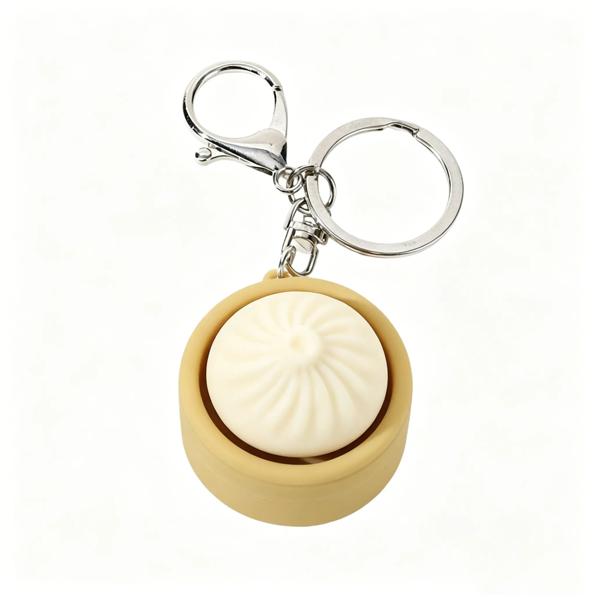 Cute Mini Dumpling Keychain,  Stress Relief Toy