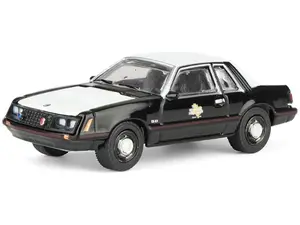 1982 Ford Mustang SSP - Texas Department of Public Safety (Hot Pursuit) Diecast 1:64 Scale Model - Greenlight 30542